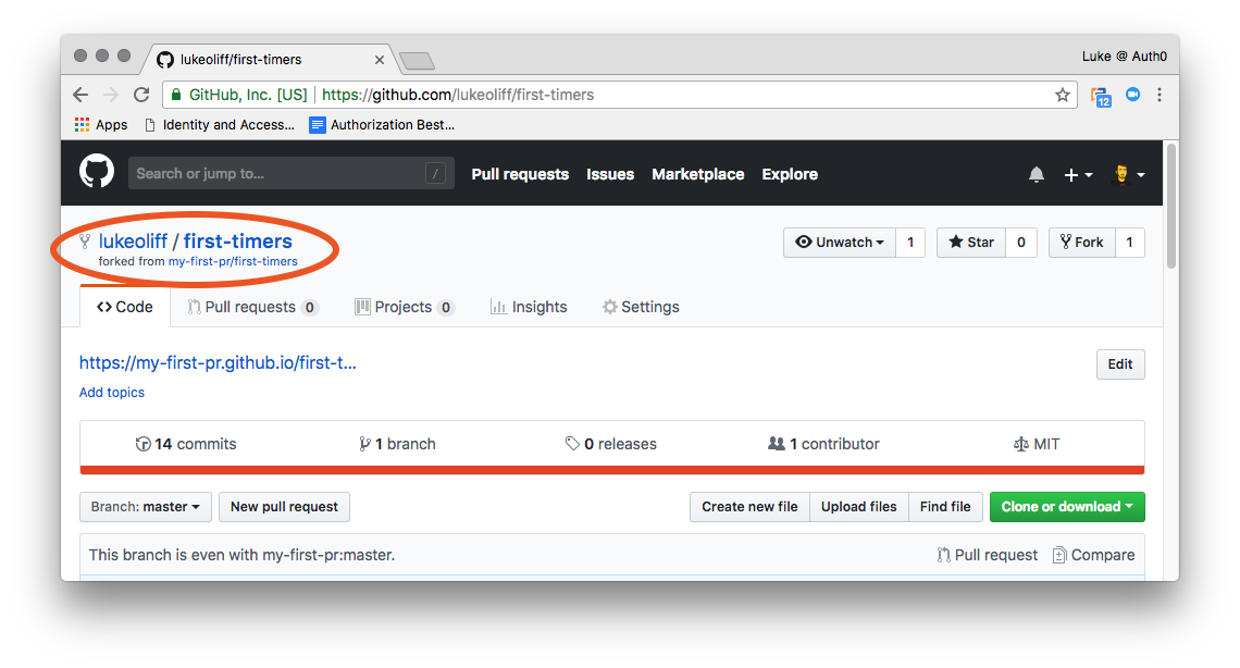 See your version of the repository